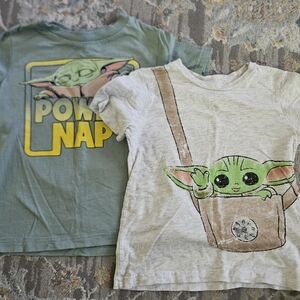 Baby Yoda T-Shirt Bundle Toddler Boy's 4T